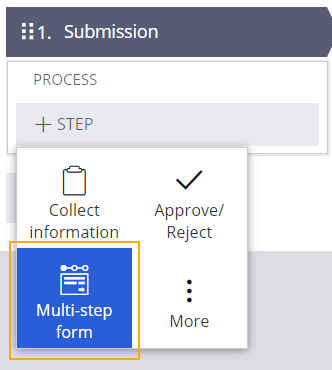 submission multi-step form