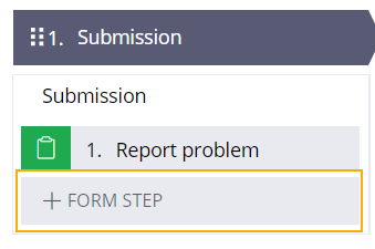 submission report problem form step