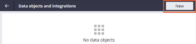 new data object