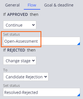 Assess candidate step with the case status of Open-Assessment