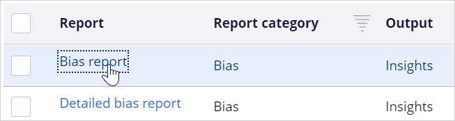 open bias report
