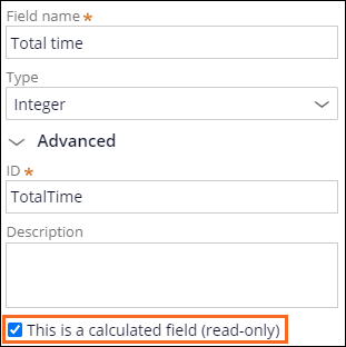 This is a calculated field (read-only) checkbox