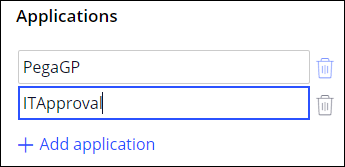 Image depicts how to add an application on the Application page